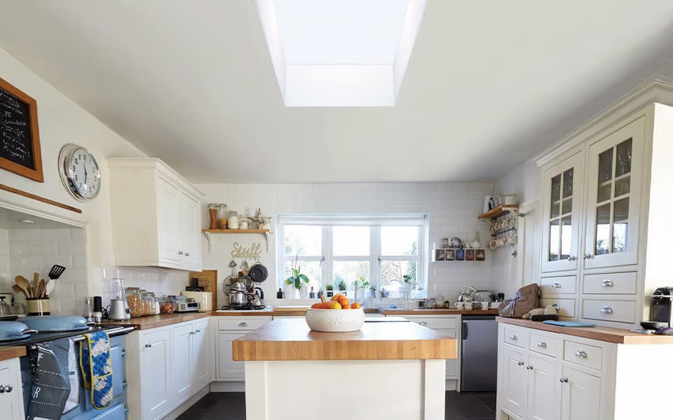 Flat Lantern Roof